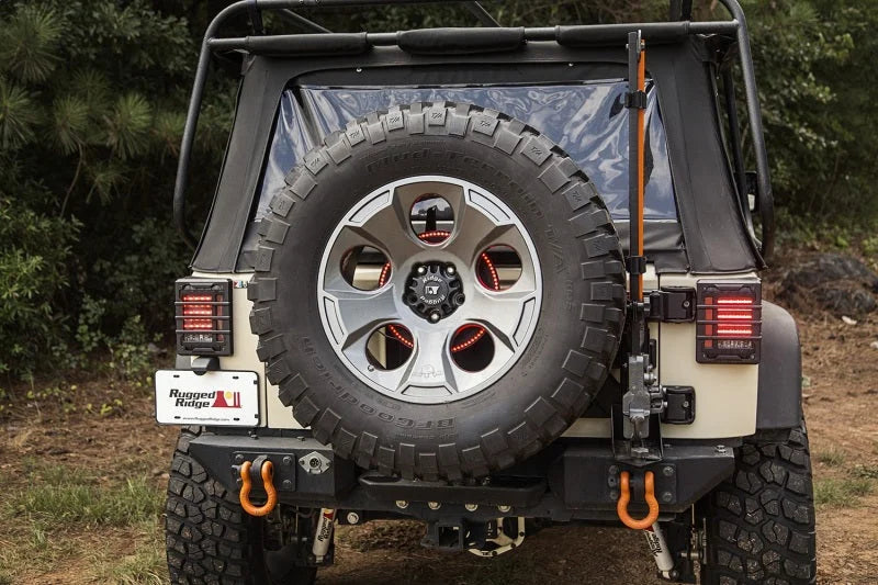 Rugged Ridge 3rd Brake Light LED Ring - Back View