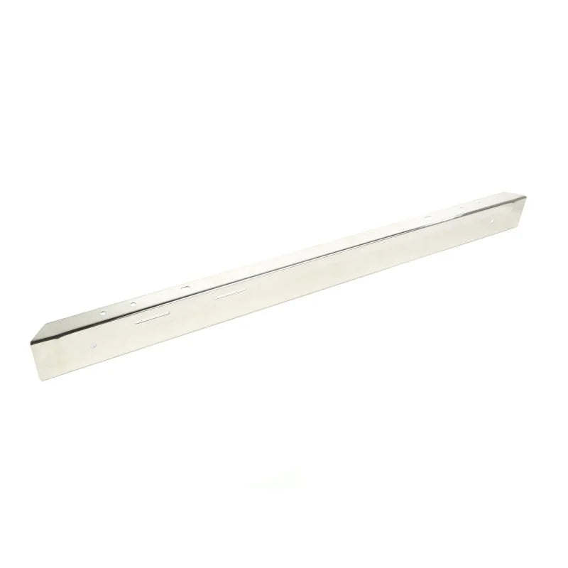 Rugged Ridge 55-86 Jeep CJ Stainless Front Bumper w/o Holes - Side View