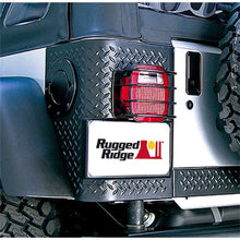 Load image into Gallery viewer, Rugged Ridge 76-06 Jeep CJ / Jeep Wrangler Black Euro Tail Light Guards - Detail View