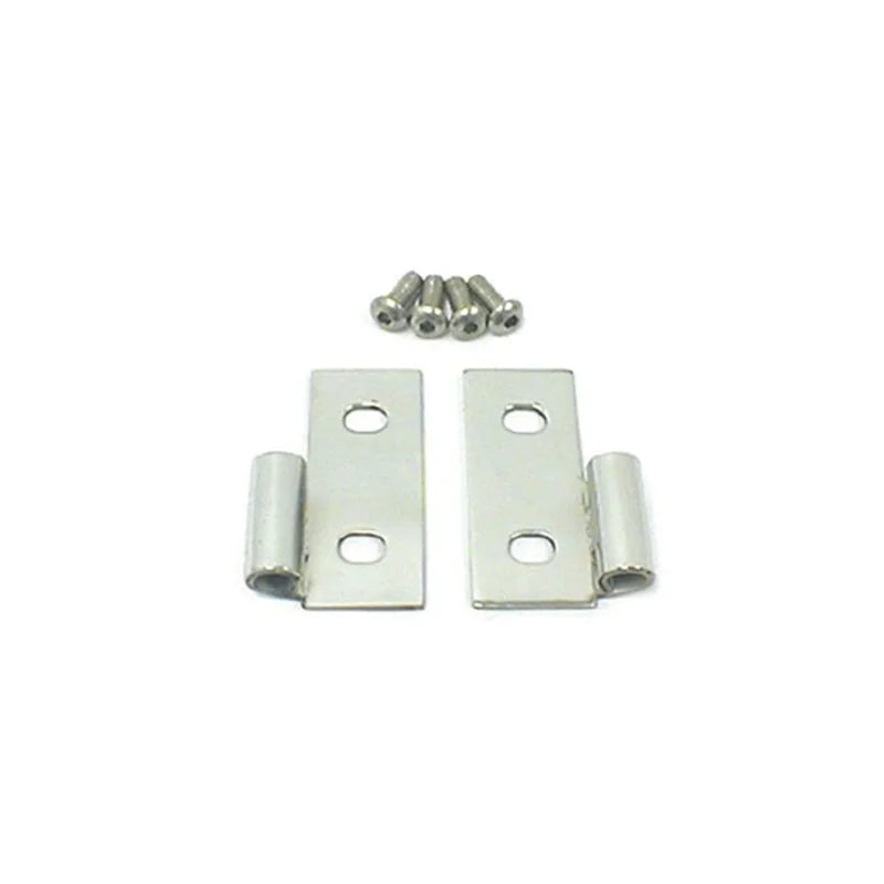 Rugged Ridge 76-06 Jeep CJ / Jeep Wrangler Stainless Steel Lower Door Hinges - Main Product View