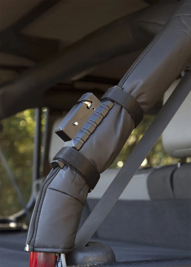 Rugged Ridge 76-20 Jeep Wrangler Elite Fire Extinguisher Holder - Installation View