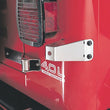 Load image into Gallery viewer, Rugged Ridge 76-95 Jeep CJ / Jeep Wrangler TJ Stainless Steel Tire Stop - Side View