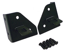 Load image into Gallery viewer, Rugged Ridge 76-95 Jeep CJ/YJ Black Windshield Hinge Light Brackets - Main Product View