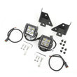 Load image into Gallery viewer, Rugged Ridge 76-95 Jeep Wrangler CJ/YJ Square Windshield LED Kit w/ Brackets - Side View