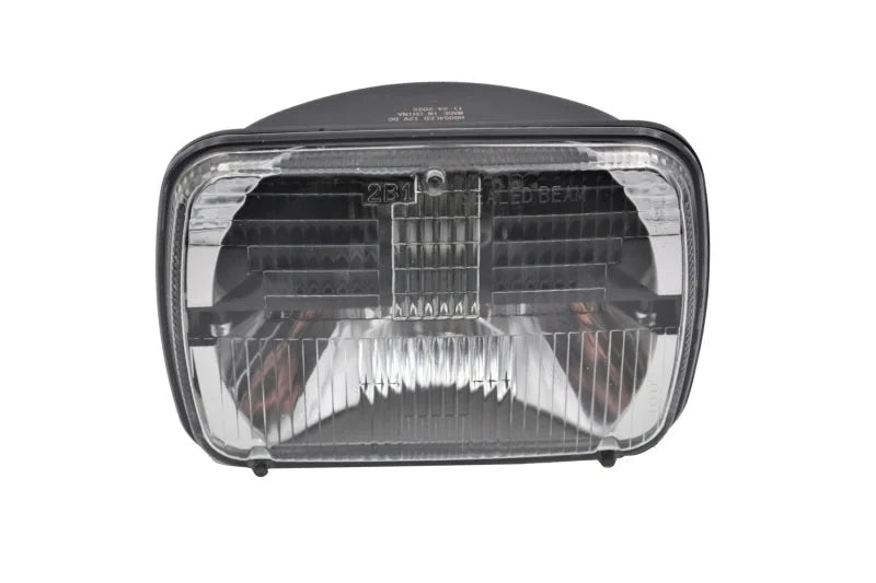 Rugged Ridge 87-95 Jeep Wrangler YJ / 79-01 Cherokee Sealed Beam LED Headlights 4x7in. (1pc) - Installation View