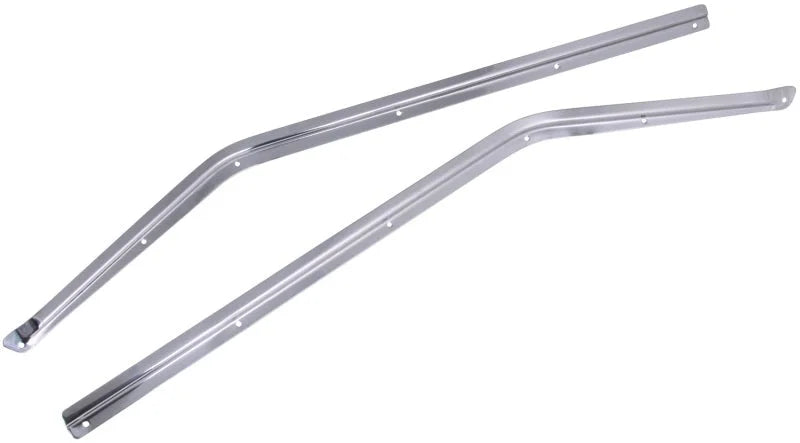 Rugged Ridge 87-95 Jeep Wrangler YJ Stainless Steel Half Door Retaining Channel - Main Product View