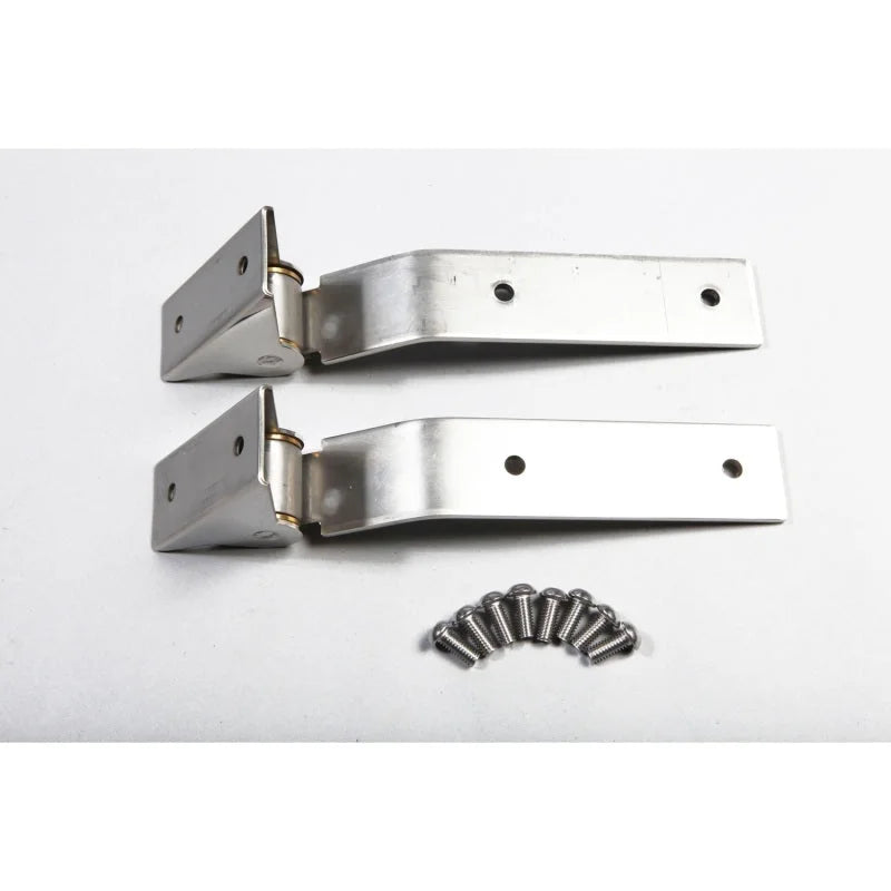 Rugged Ridge 87-95 Jeep Wrangler YJ Stainless Steel Tailgate Hinges - Main Product View
