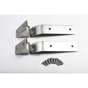Rugged Ridge 87-95 Jeep Wrangler YJ Stainless Steel Tailgate Hinges - Main Product View