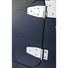 Load image into Gallery viewer, Rugged Ridge 94-95 Jeep Wrangler YJ Stainless Steel Door Hinge Kit - Side View