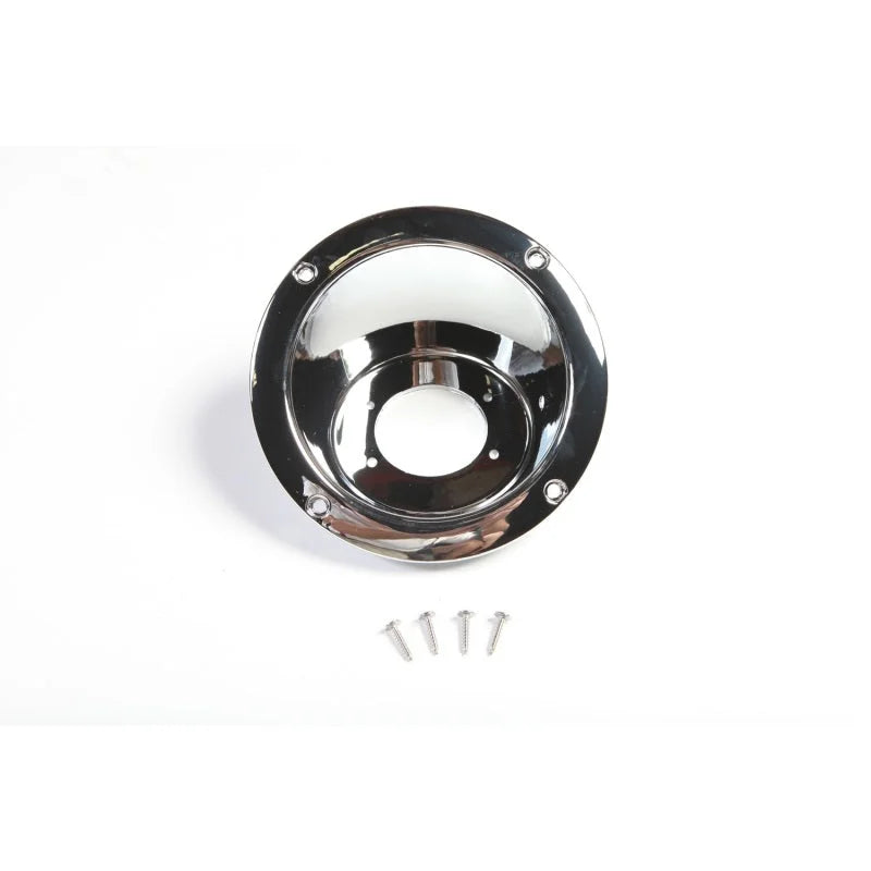 Rugged Ridge 97-06 Jeep Wrangler Chrome Gas Tank Filler Bezel - Main Product View
