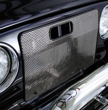 Load image into Gallery viewer, Rugged Ridge 97-06 Jeep Wrangler Stainless Steel Radiator Bug Shield - Main Product View
