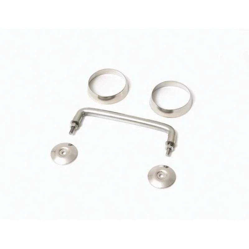 Rugged Ridge 97-06 Jeep Wrangler Stainless Steel Windshield Tie Down Kit - Main Product View