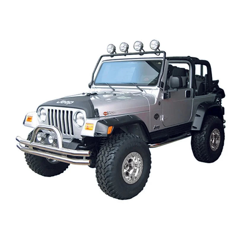 Rugged Ridge 97-06 Jeep Wrangler TJ Black Full Frame Light Bar - Main Product View