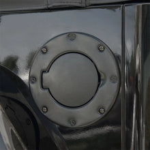 Load image into Gallery viewer, Rugged Ridge 97-06 Jeep Wrangler TJ Black Non-Locking Gas Cap Door - Side View