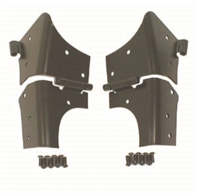 Rugged Ridge 97-06 Jeep Wrangler TJ Black Windshield Hinges - Main Product View