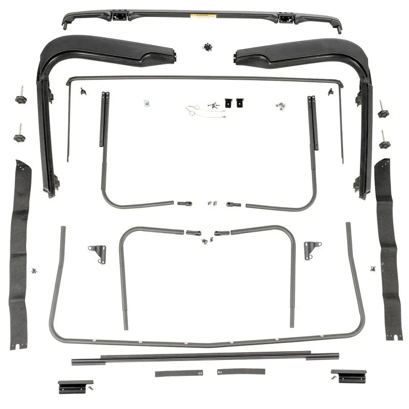 Rugged Ridge 97-06 Jeep Wrangler TJ Factory Soft Top Hardware - Main Product View