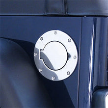 Load image into Gallery viewer, Rugged Ridge 97-06 Jeep Wrangler TJ Stainless Steel Non-Locking Gas Cap Door - Side View