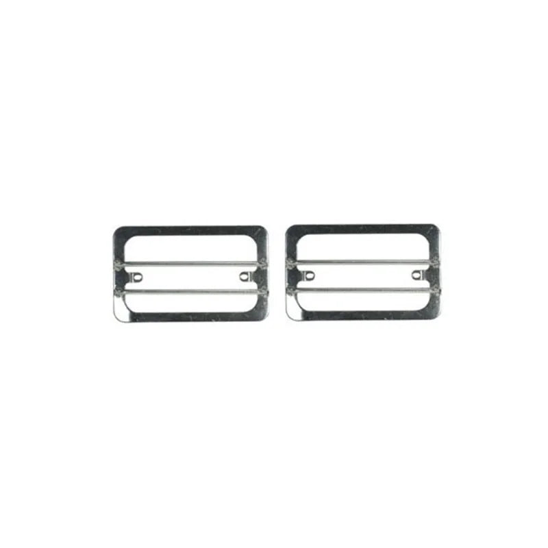 Rugged Ridge 97-06 Jeep Wrangler TJ Stainless Steel Side Marker / Turn Signal Euro Guard Set - Main Product View