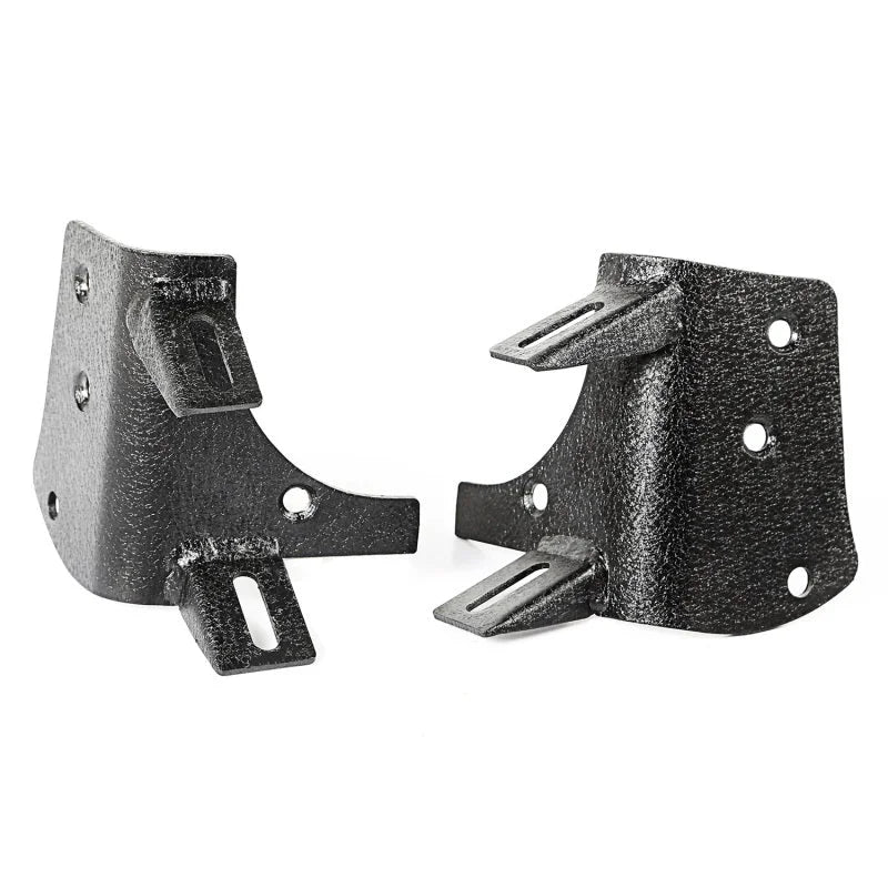 Rugged Ridge 97-06 Jeep Wrangler TJ Textured Black Dual A-Pillar Light Mount - Main Product View