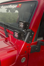 Load image into Gallery viewer, Rugged Ridge 97-06 Jeep Wrangler TJ Textured Black Dual A-Pillar Light Mount - Side View