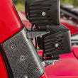 Load image into Gallery viewer, Rugged Ridge 97-06 Jeep Wrangler TJ Textured Black Dual A-Pillar Light Mount - Back View