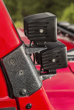 Load image into Gallery viewer, Rugged Ridge 97-06 Jeep Wrangler TJ Textured Black Dual A-Pillar Light Mount - Back View