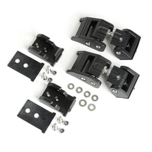 Load image into Gallery viewer, Rugged Ridge 97-06 Jeep Wrangler TJ Textured Black Hood Catches - Main Product View