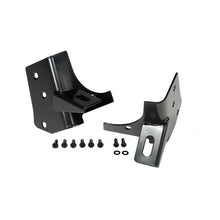 Load image into Gallery viewer, Rugged Ridge 97-06 Jeep Wrangler TJ Windshield Hinge Light Brackets Black - Main Product View