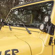 Load image into Gallery viewer, Rugged Ridge 97-06 Jeep Wrangler TJ/LJ 3.5in Round Dual A-Pillar LED Kit - Detail View