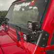 Load image into Gallery viewer, Rugged Ridge 97-06 Jeep Wrangler TJ/LJ 3in Square Dual A-Pillar LED Kit - Side View