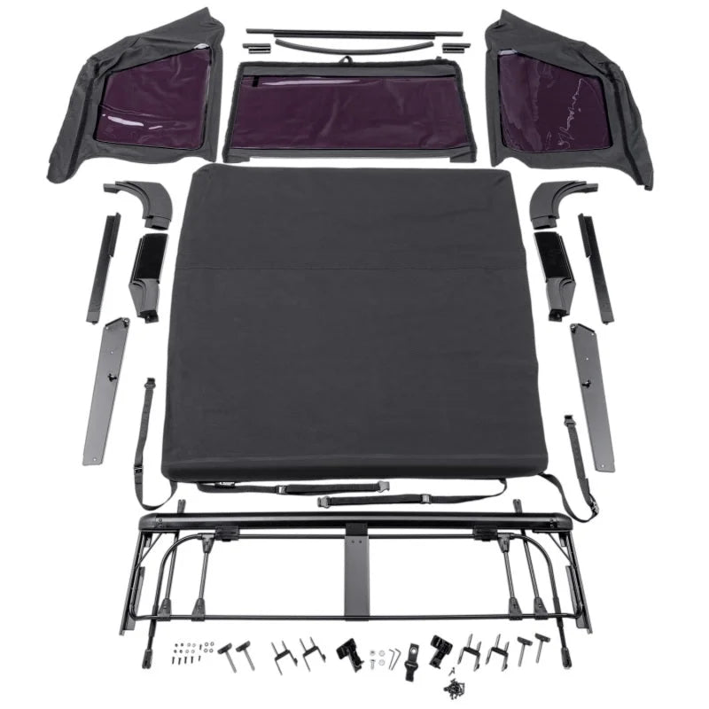Rugged Ridge 97-06 Wrangler TJ Voyager Soft Top 2DR - Black Diamond - Main Product View