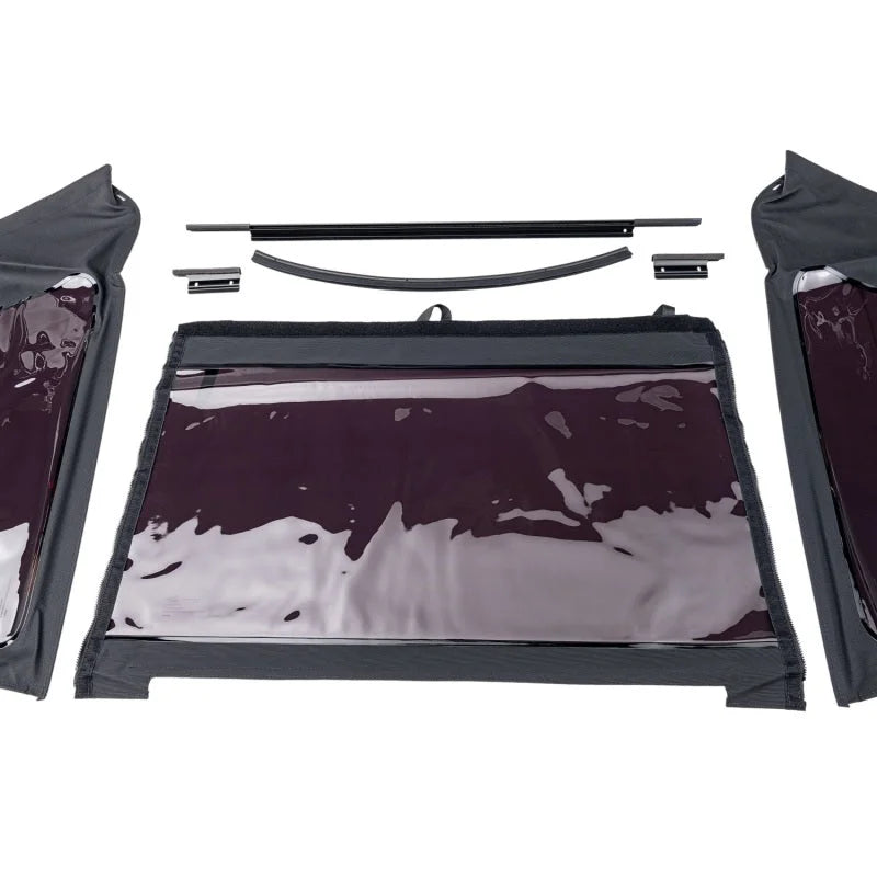 Rugged Ridge 97-06 Wrangler TJ Voyager Soft Top 2DR - Black Diamond - Back View