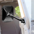 Load image into Gallery viewer, Rugged Ridge 97-18 Jeep Wrangler Black Rectangular Quick Release Mirror