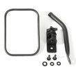 Load image into Gallery viewer, Rugged Ridge 97-18 Jeep Wrangler Textured Black Rectangluar Quick Release Mirror - Main Product View