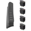 Load image into Gallery viewer, Rugged Ridge A-Pillar 4 Switch Pod Black RHD 11-18 Jeep Wrangler JK - Main Product View