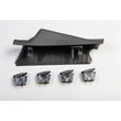 Load image into Gallery viewer, Rugged Ridge A-Pillar 4 Switch Pod Black RHD 11-18 Jeep Wrangler JK - Detail View