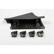 Load image into Gallery viewer, Rugged Ridge A-Pillar 4 Switch Pod Kit Black LHD 11-18 JK - Detail View
