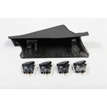 Load image into Gallery viewer, Rugged Ridge A-Pillar 4 Switch Pod Kit Black LHD 11-18 JK - Detail View
