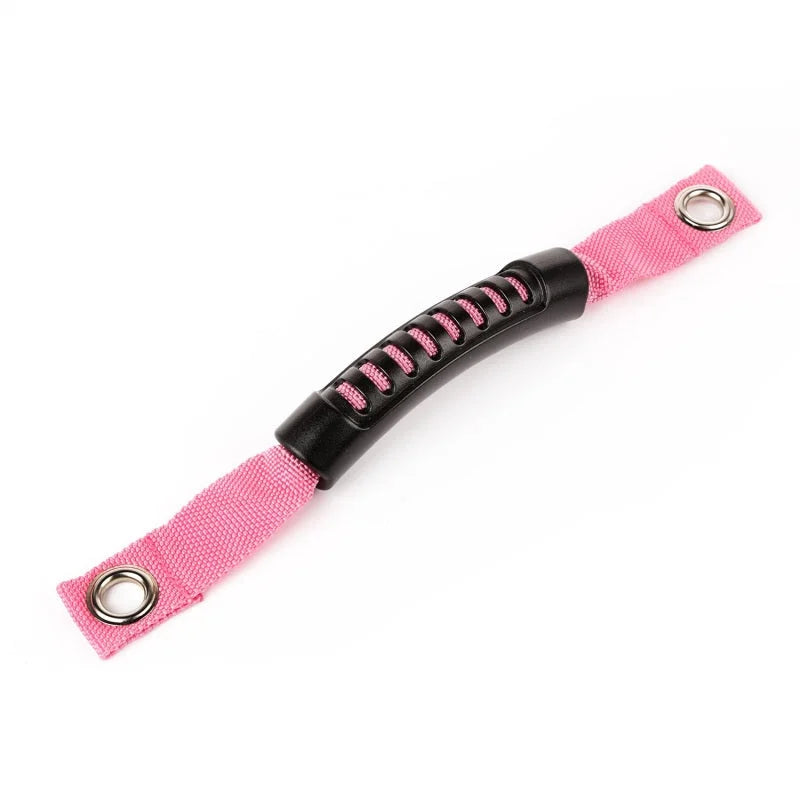 Rugged Ridge A-Pillar Grab Handle Pink 07-18 Jeep Wrangler JK - Main Product View