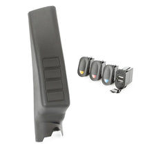 Load image into Gallery viewer, Rugged Ridge A-Pillar Pod Kit 3 Switch USB 11-18 JK/JKU - Main Product View