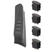 Load image into Gallery viewer, Rugged Ridge A-Pillar Switch Pod Kit Black LHD 07-10 (JK) - Main Product View