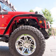 Load image into Gallery viewer, Rugged Ridge All Terrain Flat Fender Flare Kit 07-18 Jeep Wrangler - Installation View