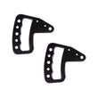 Load image into Gallery viewer, Rugged Ridge Aluminum Grab Handles Front Pair Black 07-18 Jeep Wrangler JK/JKU - Main Product View