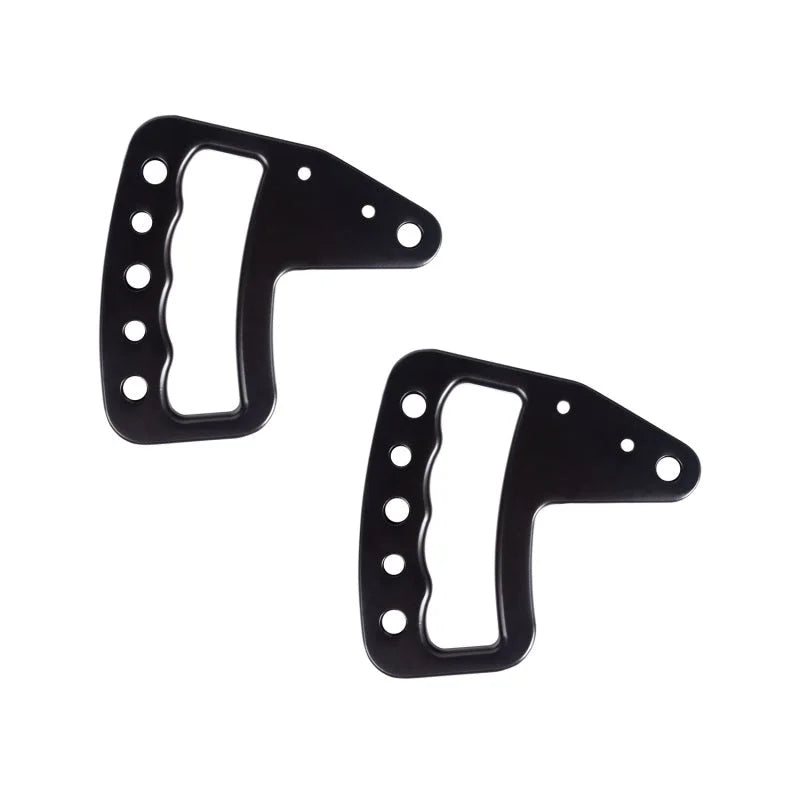 Rugged Ridge Aluminum Grab Handles Front Pair Black 07-18 Jeep Wrangler JK/JKU - Main Product View