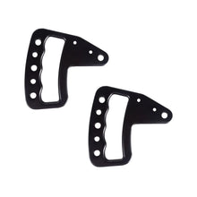 Load image into Gallery viewer, Rugged Ridge Aluminum Grab Handles Front Pair Black 07-18 Jeep Wrangler JK/JKU - Main Product View