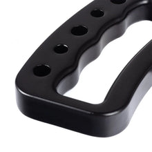 Load image into Gallery viewer, Rugged Ridge Aluminum Grab Handles Front Pair Black 07-18 Jeep Wrangler JK/JKU - Side View