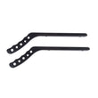 Load image into Gallery viewer, Rugged Ridge Aluminum Grab Handles Rear Pair Black 07-18 Jeep Wrangler JK/JKU - Main Product View