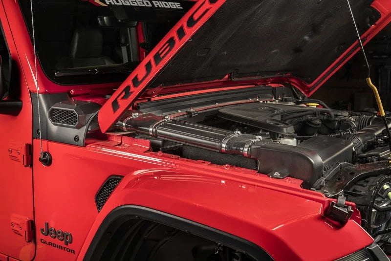 Rugged Ridge AmFib Low Mount Snorkel 18-20 Jeep Wrangler JL 2020 JT - Side View