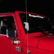 Load image into Gallery viewer, Rugged Ridge Antenna Base Cover Chrome 07-18 Jeep Wrangler - Side View