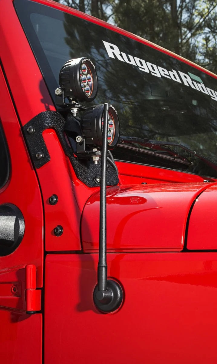 Rugged Ridge Antenna Reflex 13in 07-20 Jeep JK/JL/JT - Side View